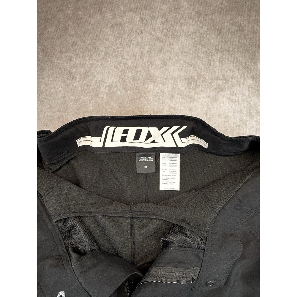 Fox Racing Mens Mountain Bike Shorts Size 36 Black Padded Liner MTB Cycling - Picture 7 of 15